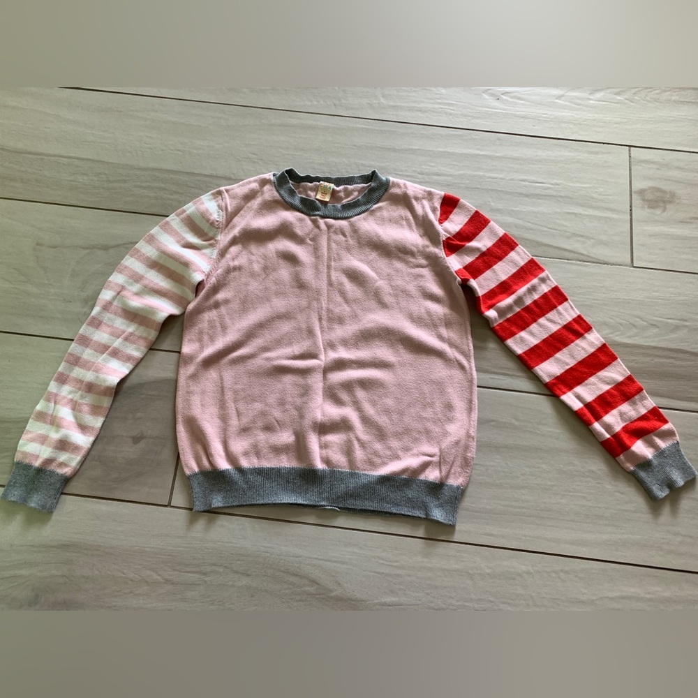 Harper Canyon pink knit long sleeve sweater girl sz. L (10-12).